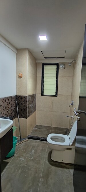 Bathroom in 3 BHK Apartment at Acropolis Purple Nine Hills, Kondhwa – for Rent