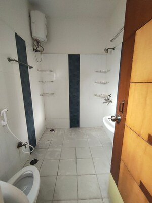 Bathroom in 3 BHK Apartment at Verizon Metropolitan, Kondapur – for Rent