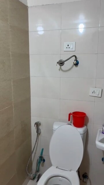 Bathroom in 1 RK Apartment at Habitech Greens, Tech Zone 4 Greater Noida – for Rent