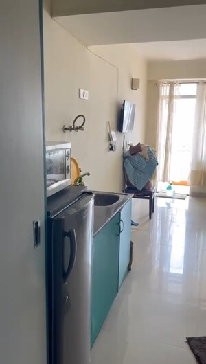 Bathroom in 1 RK Apartment at Habitech Greens, Tech Zone 4 Greater Noida – for Rent