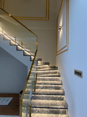 Staircase in 3 BHK Apartment at Indiabulls Sky Forest, Lower Parel – for Rent