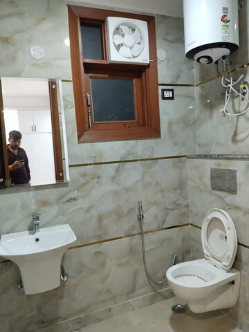 Bathroom in 2 BHK Builder Floor at Saket – for Rent