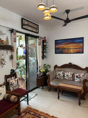 Living Room in 2 BHK Apartment at ARV Ganga Kingston, Mohammadwadi – for Rent