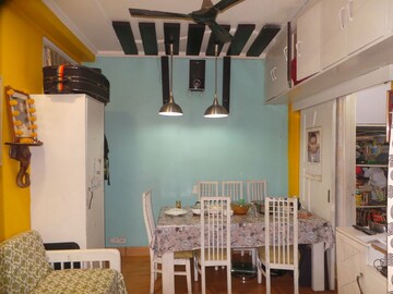 Dining area in 3 BHK Builder Floor at RWA Chittaranjan Park Block R, Chittaranjan Park – for Sale