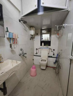 Bathroom in 2 BHK Apartment at Radha Sadan Bhayander, Bhayandar West – for Rent