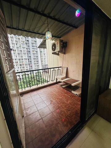 Balcony in 2 BHK Apartment at Bramha Suncity, Wadgaon Sheri – for Rent