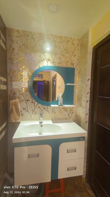 Bathroom in 3 BHK Apartment at Lake Town – for Sale