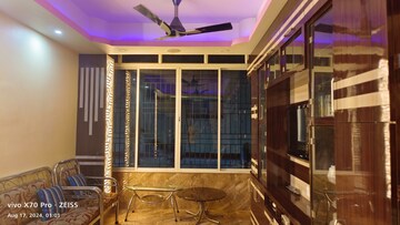 Living Room in 3 BHK Apartment at Lake Town – for Sale