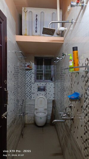 Attached Bathroom in 3 BHK Apartment at Lake Town – for Sale