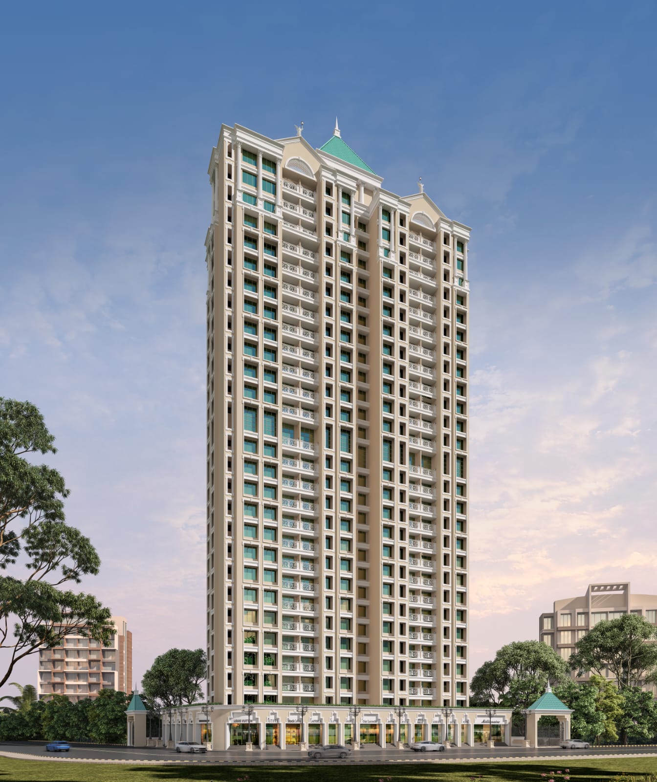 2 BHK Apartment For Sale in Tharwani Palladian