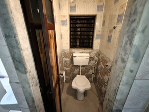 Bathroom in 1 BHK Apartment at Aakanksha Garden, Manpada – for Rent
