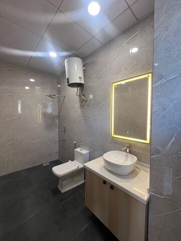 Bathroom in 2 BHK Builder Floor at Sushant Lok ii – for Rent