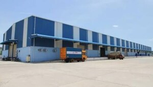  Warehouse – Exterior View View at Wagholi - for Rent