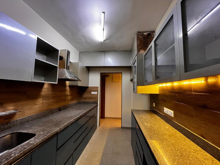 Kitchen, oxford-premium 3.5 Bedroom 1700 Sq.Ft. Apartment In Wanowrie Pune 9255112