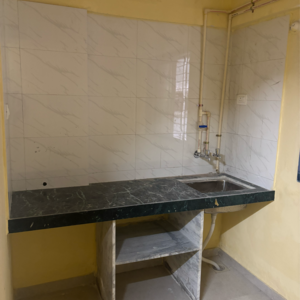 Kitchen in 1 BHK Apartment at Jankalyan CHS Dahisar, Maratha Colony – for Rent