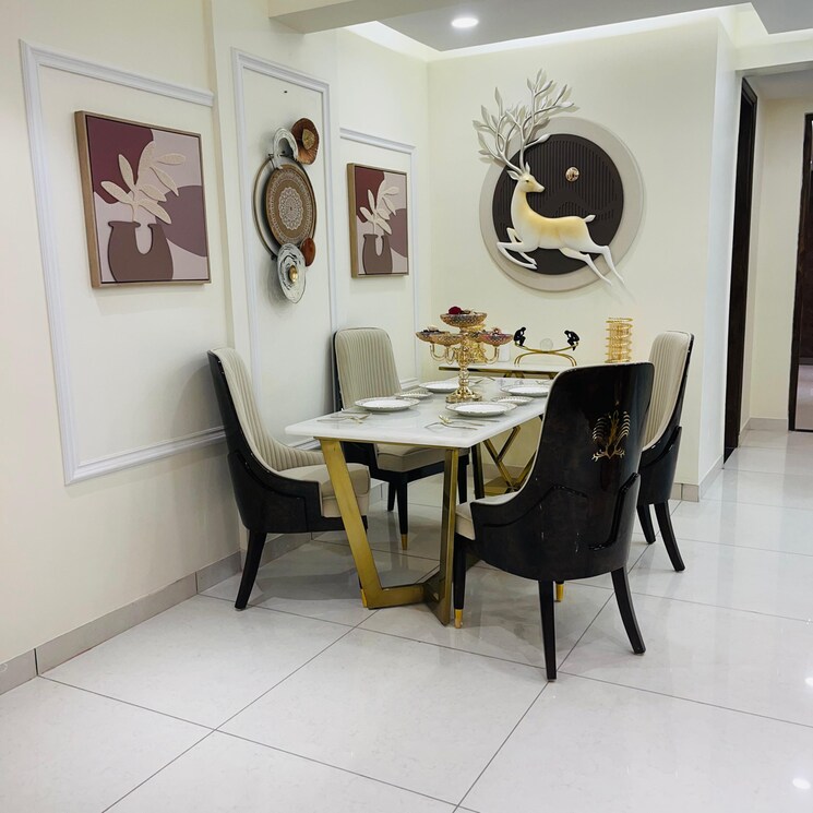 Dining area, the-suman-marvelous 3 Bedroom 1895 Sq.Ft. Apartment In Ramgarh Bhudda Zirakpur 9255188