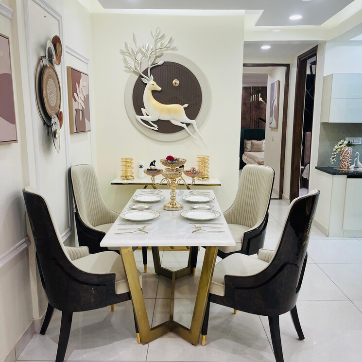 Dining area, the-suman-marvelous 3 Bedroom 1895 Sq.Ft. Apartment In Ramgarh Bhudda Zirakpur 9255188