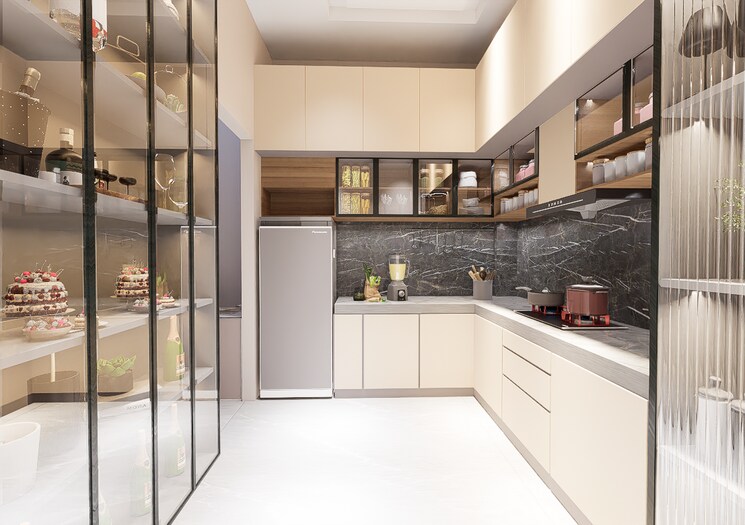 Kitchen, nipania 3 Bedroom 1500 Sq.Ft. Independent House In Nipania Indore 9255343