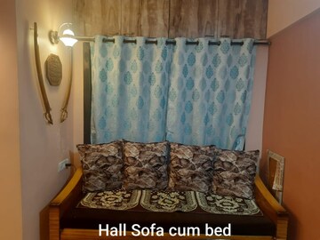 Bedroom in 1 BHK Apartment at Parijat Gardens Marigold CHS, Kasarvadavali – for Rent