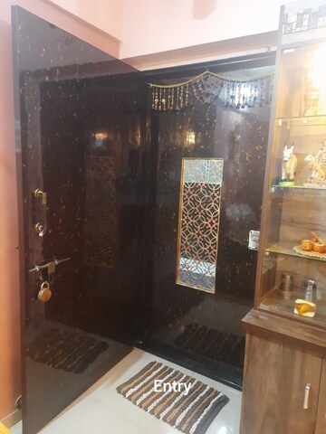 Bedroom in 1 BHK Apartment at Parijat Gardens Marigold CHS, Kasarvadavali – for Rent