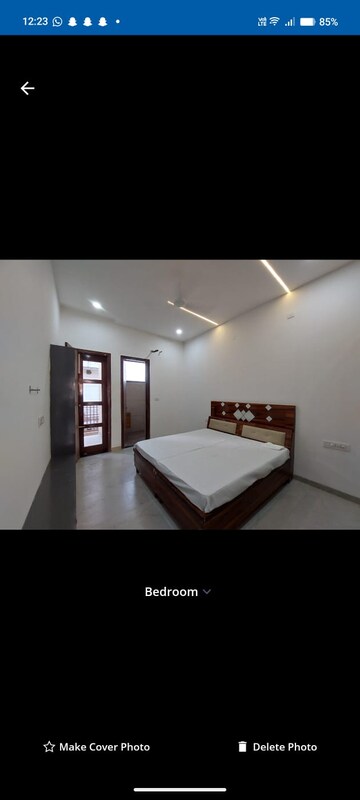Bedroom in 2 BHK Builder Floor at Aerocity – for Rent