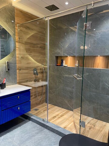 Bathroom in 1 BHK Builder Floor at Greater Kailash I – for Rent