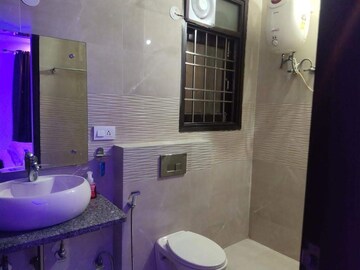 Bathroom in 3 BHK Builder Floor at Saket – for Rent