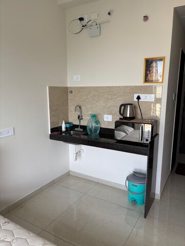 Kitchen in Studio Apartment at Blue Pearl Paradise, Baner – for Rent