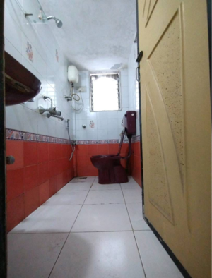 Bathroom in 3 BHK Apartment at Gayatri Sankul, Kharghar Sector 20 – for Rent