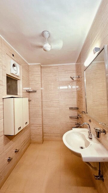 Bathroom in 2 BHK Builder Floor at Greater Kailash I – for Rent