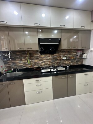 Kitchen in 2 BHK Apartment at Siddharth Geetanjali Sujay, Kharghar Sector 34c – for Rent