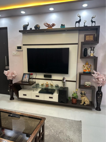 Living Room in 2 BHK Apartment at Siddharth Geetanjali Sujay, Kharghar Sector 34c – for Rent