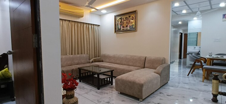Living Room, sama savli road 4 Bedroom 1900 Sq.Ft. Apartment In Sama Savli Road Vadodara 9255985