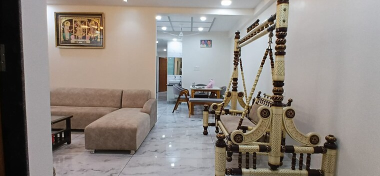 Living Room, sama savli road 4 Bedroom 1900 Sq.Ft. Apartment In Sama Savli Road Vadodara 9255985