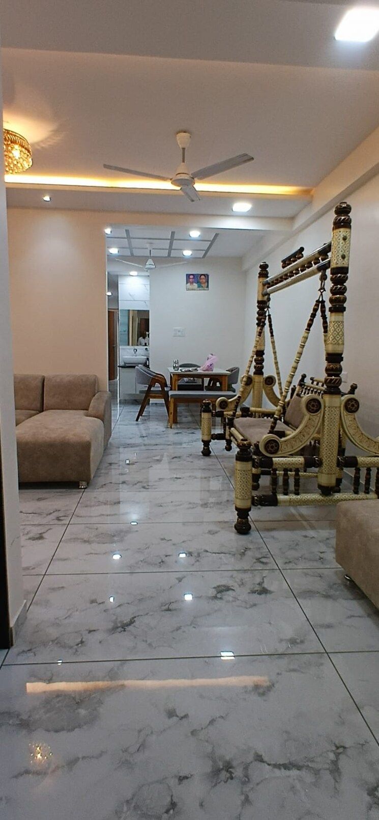 Living Room, sama savli road 4 Bedroom 1900 Sq.Ft. Apartment In Sama Savli Road Vadodara 9255985