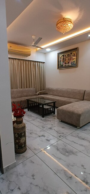 Living Room in 4 BHK Apartment at Sama Savli Road – for Sale