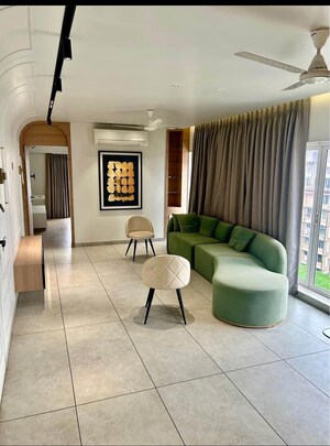 Living Room in 2 BHK Apartment at Gala Pride Park, Manpada – for Rent