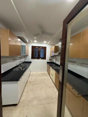 Kitchen in 4 BHK Builder Floor at Saket – for Rent