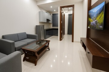 Kitchen in 2 BHK Builder Floor at Kohli One Malibu Town, Sector 47 – for Rent