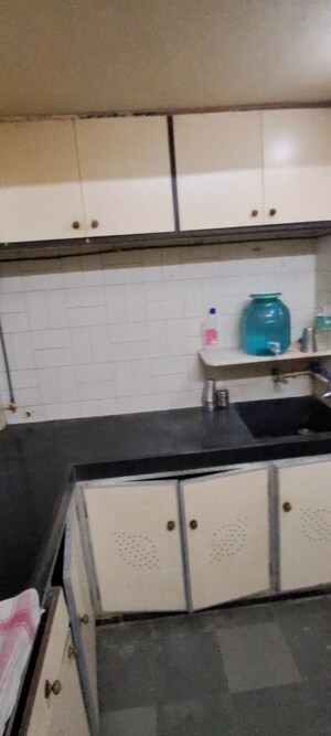 Kitchen in 1 RK Apartment at Giri kunj Building, Ganga Wadi – for Rent