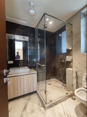 Kitchen in 3 BHK Builder Floor at Greater Kailash – for Rent