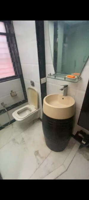 Bathroom in 2 BHK Apartment at Sea Pebbles Apartment, Bandra West – for Rent
