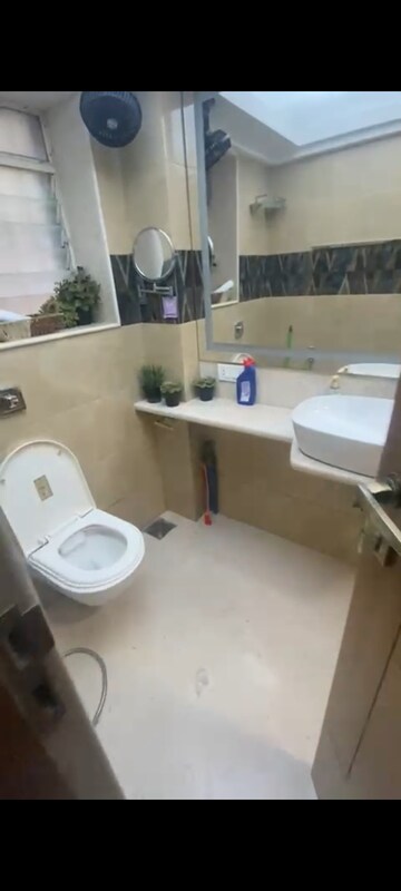 Bathroom in 2 BHK Apartment at Sea Pebbles Apartment, Bandra West – for Rent