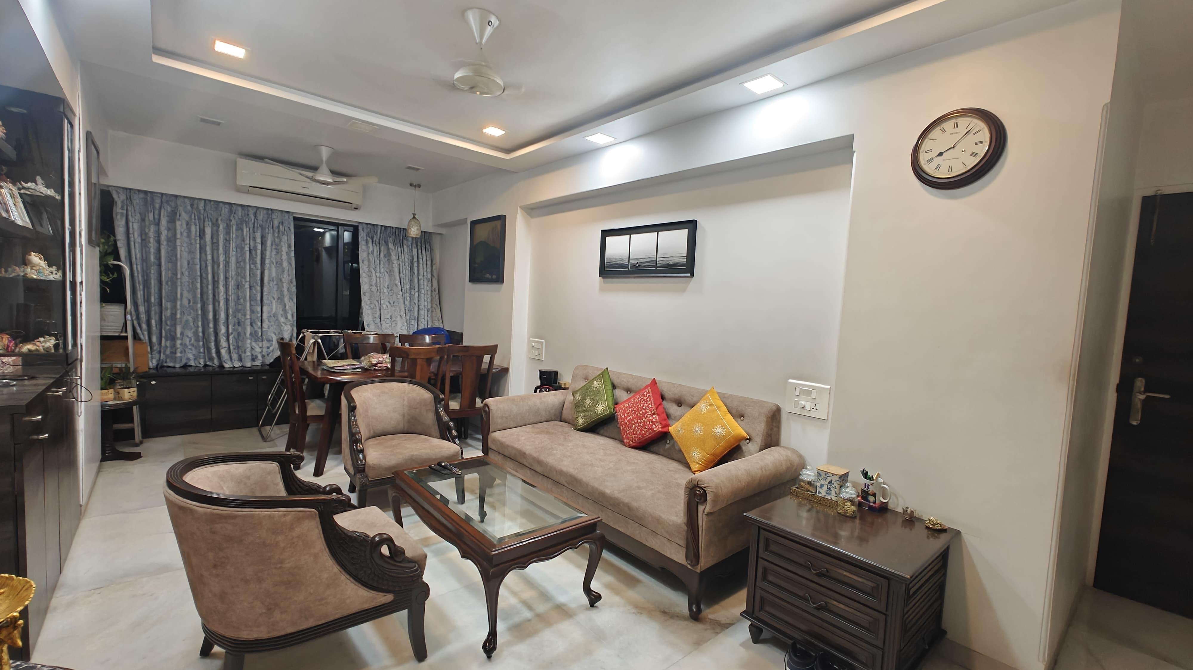 2 BHK + Servant Room 830 Sq.Ft. Apartment in Worli Residency