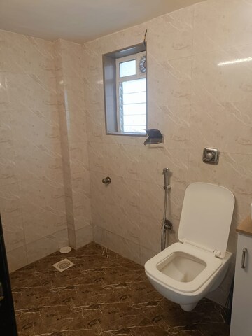 Bathroom in 1 BHK Apartment at Sea Shell Apartment, Andheri West – for Rent