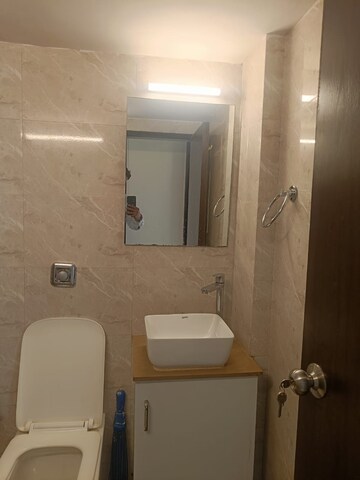 Bathroom in 1 BHK Apartment at Sea Shell Apartment, Andheri West – for Rent