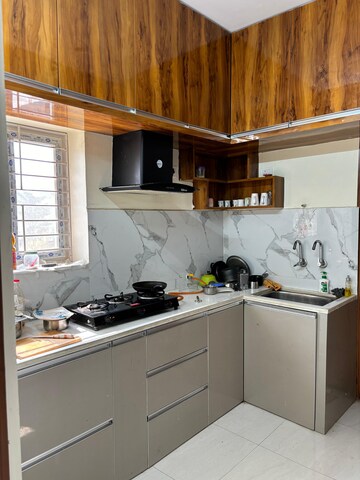 Kitchen in 2 BHK Builder Floor at Gachibowli – for Rent