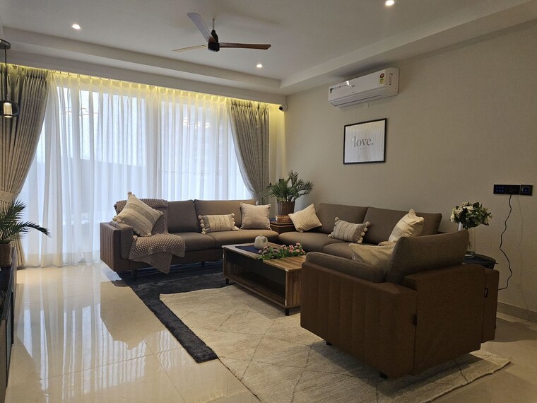 Living Room, utrathiya 3 Bedroom 2590 Sq.Ft. Apartment In Utrathiya Zirakpur 9256229