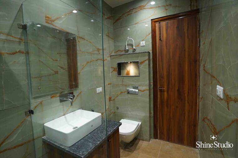 Bathroom, sector 85 4 Bedroom 1685 Sq.Ft. Builder Floor In Sector 85 Faridabad 9256222
