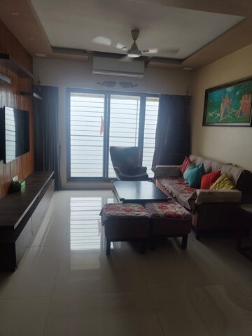 Living Room in 2 BHK Apartment at Acme Ozone, Manpada – for Rent